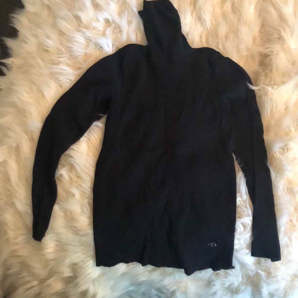 Black turtle neck